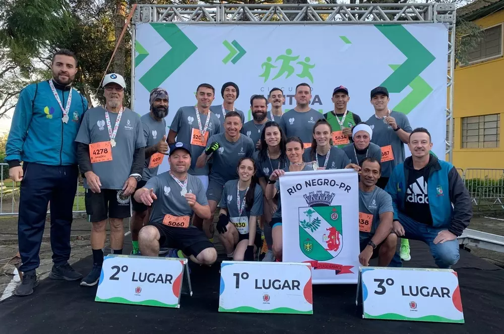 Atletas de Rio Negro participam da 1ª etapa do Circuito Adulto de Corridas de Rua de Curitiba